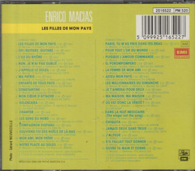 Enrico Macias: Les filles de mon pays 2CD (Käyt)
