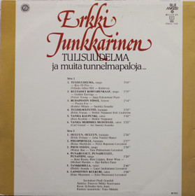 Erkki Junkkarinen: Tulisuudelma ja muita tunnelmapaloja LP (Käyt)