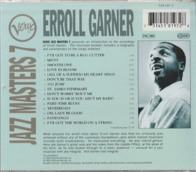 Erroll Garner: Verve Jazz Masters 7. CD (Käyt)