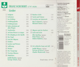 Schubert / Liebe / Te Kanawa / Ameling: Lieder CD (Käyt)