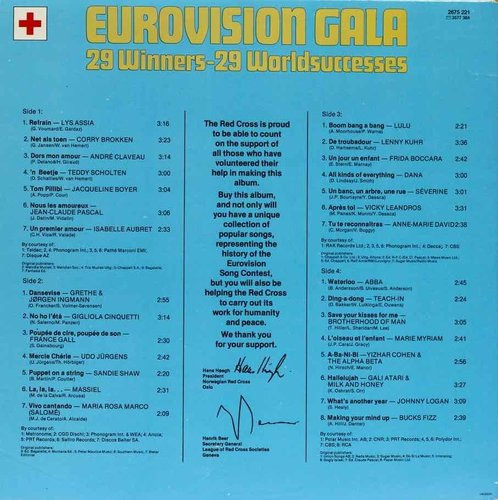 V/A: Eurovision Gala - 29 Winners - 29 Worldsuccesses 2LP (Kä
