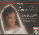 Weber / Norman /Hunter /Gedda /Krause / Janowski: Euryanthe 3CD (Käyt)
