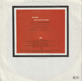 Eurythmics: Sexcrime (Nineteen Eighty ▪ Four) 7