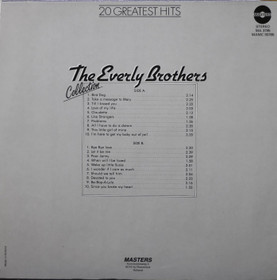 Everly Brothers: Collection - 20 Greatest Hits LP (Käyt)
