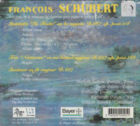 Schubert: Quintette Avec Piano D.667 La Truite etc. CD (Käyt)
