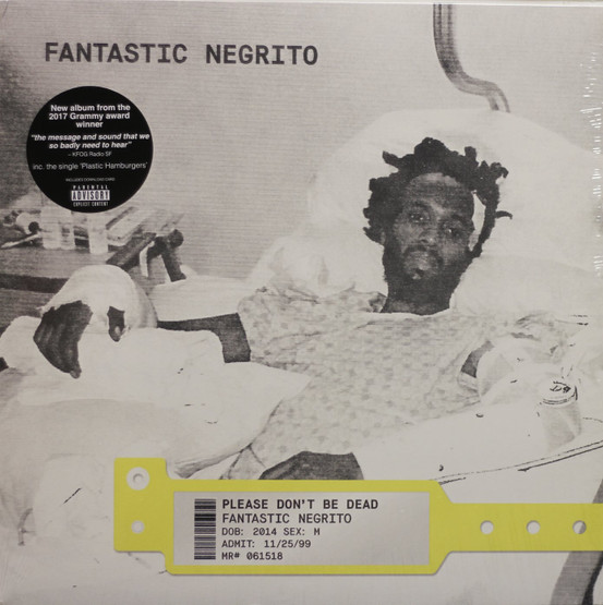 Fantastic Negrito: Please Don't Be Dead LP (Käyt. Keltainen vinyyli)