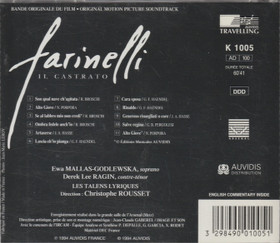 Christophe Rousset: Farinelli, Il Castrato -Bande Originale Du Film CD