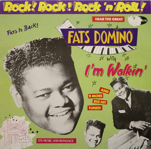 Fats Domino: Rock! Rock! Rock 'n' Roll! LP (Käyt)
