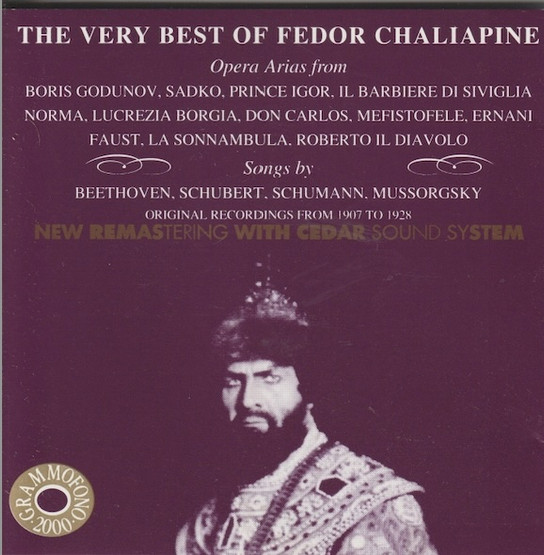 Feodor Chaliapin: The Great Recordings CD (Käyt)