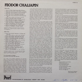 Feodor Chaliapin: Feodor Chaliapin LP (Käyt)