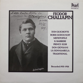 Feodor Chaliapin: Feodor Chaliapin LP (Käyt)