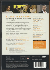 Torroba / Domingo / Herrera / Bros / Cobos: Luisa Fernanda DVD (Käyt)