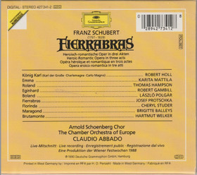 Franz Schubert / Claudio Abbado: Fierrabras 2CD (Käyt)
