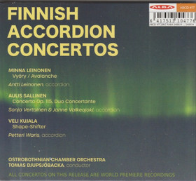 Finnish Accordion Concertos CD (Käyt)