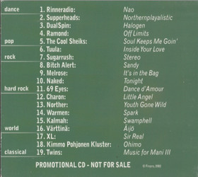 V/A: Finnish Music At Midem 2002. CD (Käyt. Promo)