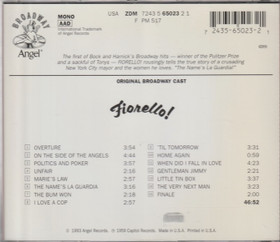 Jerry Bock /Sheldon Harnick: Fiorello! -Original Broadway Cast CD Käyt