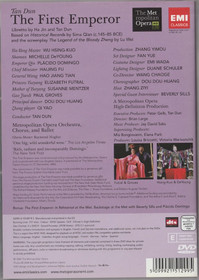 Tan Dun / Domingo / Futral / DeYoung: The First Emperor 2xDVD (Käyt)
