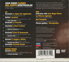 Juan Diego Florez: Bel Canto Spectacular CD+DVD (Käyt)