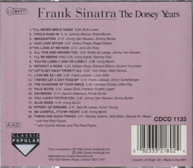 Frank Sinatra: The Dorsey Years CD (Käyt)