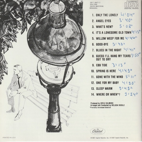 Frank Sinatra: Frank Sinatra Sings For Only The Lonely CD (Käyt)