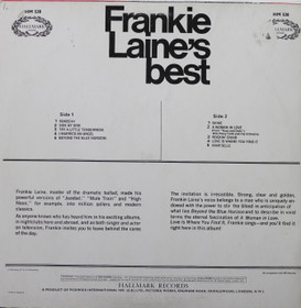 Frankie Laine: Frankie Laine's Best LP (Käyt)