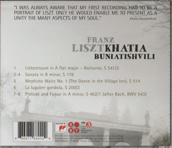 Franz Liszt / Khatia Buniatishvili: Franz Liszt CD (Käyt)