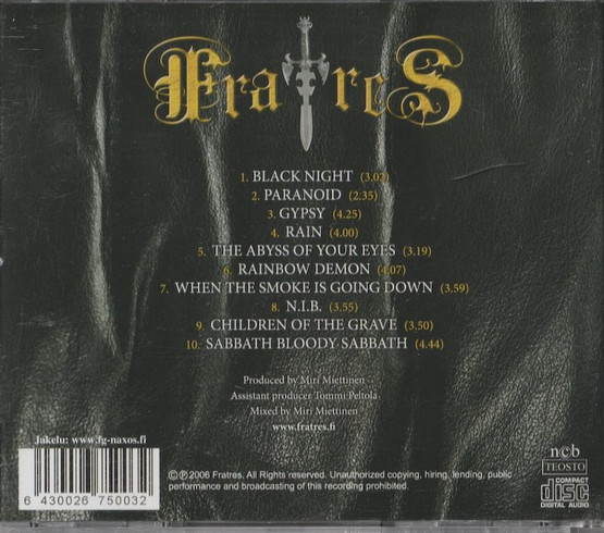 Fratres: Fratres CD (Käyt)