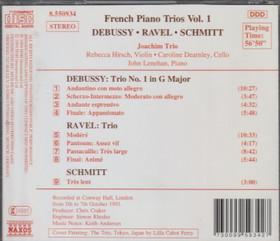 Debussy / Ravel /Schmitt / Joachim Trio: French Piano Trios Vol. 1. CD