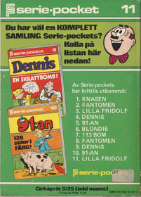 Semic serie-pocket 11 -Lilla Fridolf K3+ (Käyt)