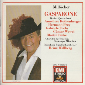 Millöcker / Rothenberger / Wallberg: Gasparone (Highlights) CD (Käyt)
