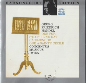 Händel / Harnoncourt: Ode For St. Cecilia's Day CD (Käyt)