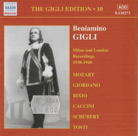 Beniamino Gigli: The Gigli Edition Vol.10 Recordings 1938-1940 CD Käyt