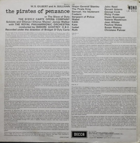 Gilbert and Sullivan: The Pirates Of Penzance Record 2. LP (Käyt)