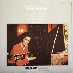 Gilbert O'Sullivan: Back To Front LP (Käyt)