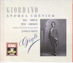 Giordano / Gigli / Oliviero De Fabritiis: Andrea Chénier 2CD (Käyt)