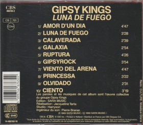 Gipsy Kings: Luna De Fuego CD (Käyt)