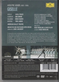 Adam / Fracci / Bruhn / American Ballet Theatre: Giselle DVD (Käyt)