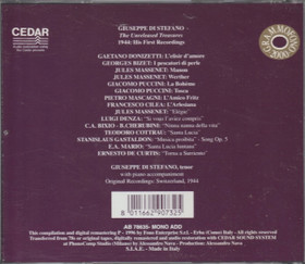 Giuseppe Di Stefano: His First Recorfinds CD (Käyt)