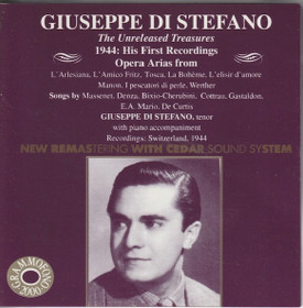 Giuseppe Di Stefano: His First Recorfinds CD (Käyt)