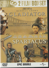 Gladiator / Spartacus 2xDVD (Käyt)