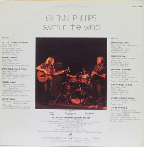 Glenn Phillips: Swim In The Wind LP (Käyt)