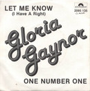 Gloria Gaynor: Let Me Know (I Have A Right) 7