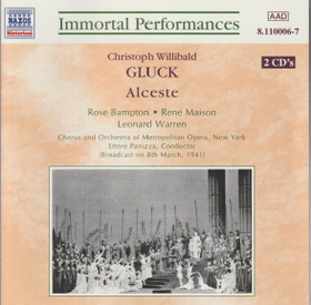 Gluck / Bampton / Maison / Warren / Panizza: Alceste 2CD (Käyt)