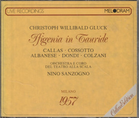 Gluck / Callas / Cossotto / Sanzogno: Ifigenia In Tauride 2CD (Käyt)