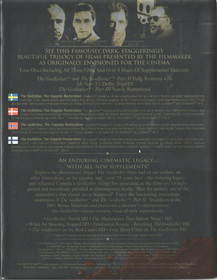 Godfather Collection -The Coppola Restoration 4xBlu-ray disc. Box Käyt