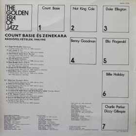 Count Basie: The Golden Era Of Jazz 1. - Live And Rare LP (Käyt)