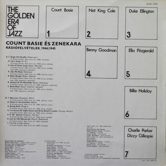 Count Basie: The Golden Era Of Jazz 1. - Live And Rare LP (Käyt)