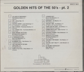 V/A: Golden Hits Of The 50's - pt. 2. CD (Käyt)