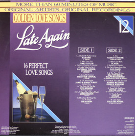 V/A: Golden Love Songs Volume 12 - Late Again LP (Käyt)