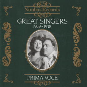 V/A: Great Singers 1909-1938. CD (Käyt)